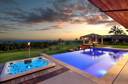 Poipu Apartment | Kauai Oasis Luxe Ocean View, Pool SPA AC Sleep22