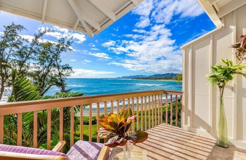 Wailua Condo | Lae Nani 535 - Spectacular Beach Front - Quiet and Private with Bedroom AC & WD