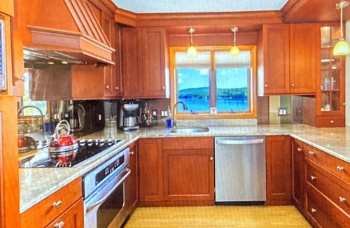 Brant Lake Cabin | Lake Lodge on Brant Lake with direct lakefront, dock access, and amazing views!