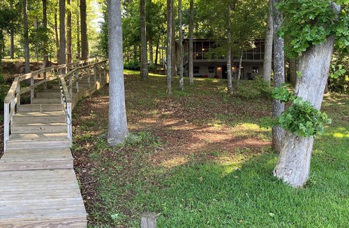 Eatonton House | Lake Sinclair cottage! Open water views, 2BR/1BA, kayaks, dock access.Near ramps