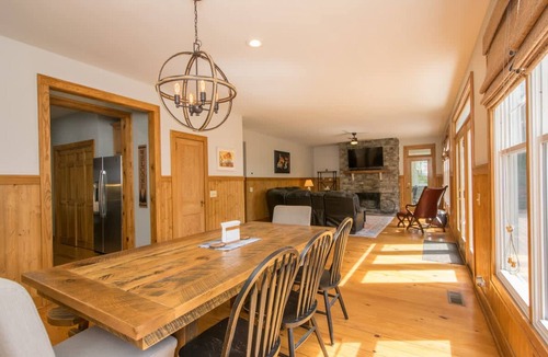 Mill Spring House | Lakefront 3BR w Private Dock Firepit Free Tix