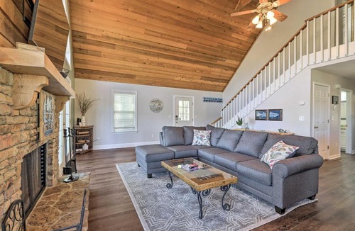 Eatonton House | Lakefront Eatonton Home: Boat Dock + Fire Pit