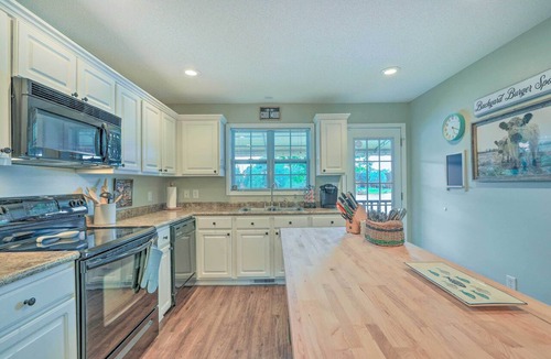 Milledgeville Cottage | Lakefront Retreat w/Deep Water + Great Views!