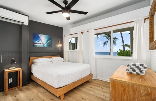 Pupukea House | Lilikoi @ Ke Iki Beach Bungalows, Daily Free Yoga~Sauna~Cold Plunge~AC