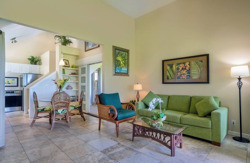 Princeville Condo | Lovely ground floor with oceanfront views, king bed, pool & more