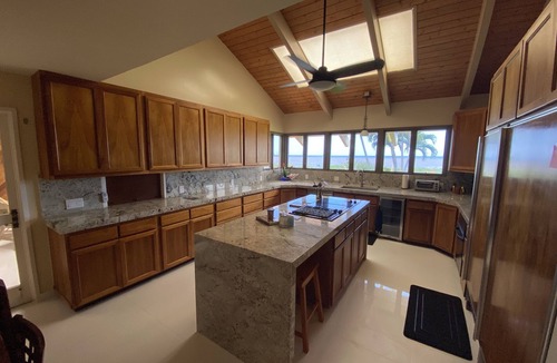 Kekaha House | Luxury Gated private acre , Beach front Rental,with pool,spa,sauna ,and more