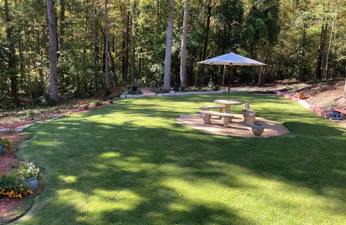 Braselton House | Main level, wheelchair friendly, bedroom and much more … enjoy, you deserve it!