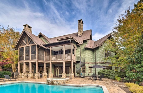 Mill Spring House | Mountain Views! Home in Bright's Creek Golf Club