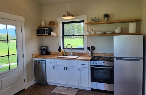 Flathead County Cabin | New cabin retreat with Mission Mountain Views!