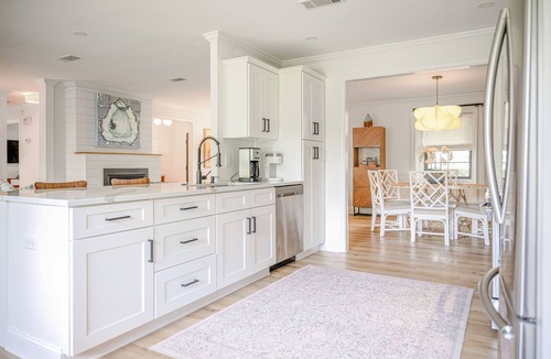 Saint Simons Island House | New Listing! Stunning Tropical Mid-Island Retreat with Private Pool, Spa & Backyard Oasis