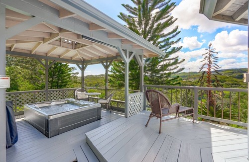 Lawai Apartment | NEW! Queen w/Private Outdoor Gazebo Hot Tub Salt Water