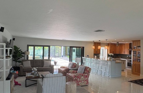 Golden Beach House | New-SUN, SAND & STYLE! 4BR Coastal Retreat with pool and private beach access.