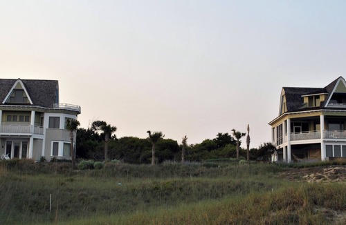 Bald Head Island House | NEWLY RENOVATED with 4 golf carts! Inescapable View is a magnificent estate overlooking South Beach