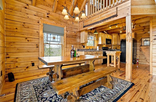 Bostic House | Nice Views, Log Cabin, Gated Community - Mountain Vista by Carolina Properties