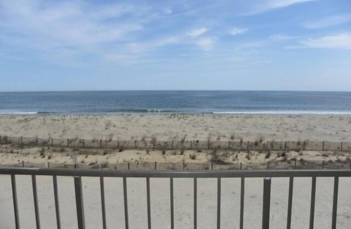 North Ocean City Condo | Ocean Front, private porch, full kitchen w/dishwasher, wifi, North Ocean City steps from the beach!