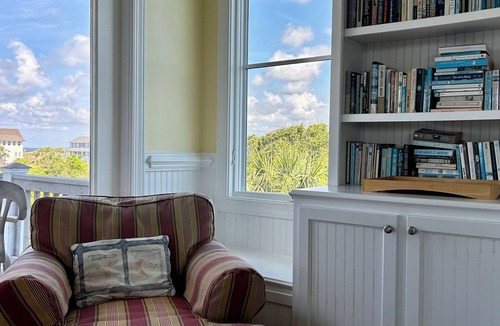 Bald Head Island House | Ocean Views! Walk to Beach! Sun & Screened Porches. Both Clubs.