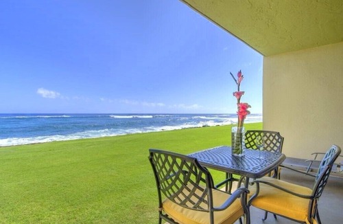 Poipu Condo | OCEANFRONT Ground Floor 2bd/2ba Unit with Amazing Ocean Views & A/C