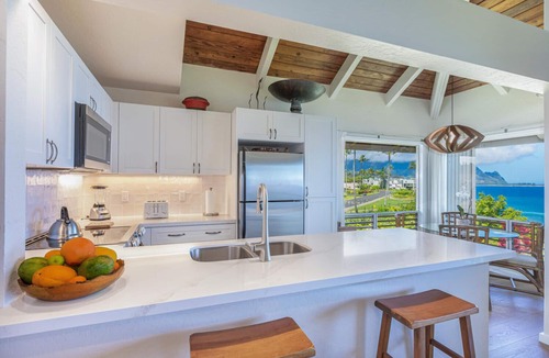 Princeville Condo | Pali Ke Kua 201, Spectacular Oceanfront with Bali Hai View, Renovated 2025