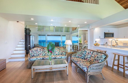 Princeville Condo | Pali Ke Kua 201, Spectacular Oceanfront with Bali Hai View, Renovated 2025