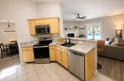 Arlington House | Palm Breeze Oasis: Private Pool & Gazebo