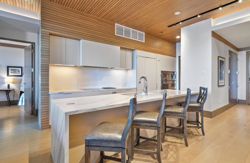 Empire Pass Condo | Parq 4 Tower Club ski in-out hot tub pool private dining fitness spa wellness