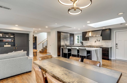 Broadway House | Patio, Modern Broadway Luxury: 4 Mi to Lumen Field