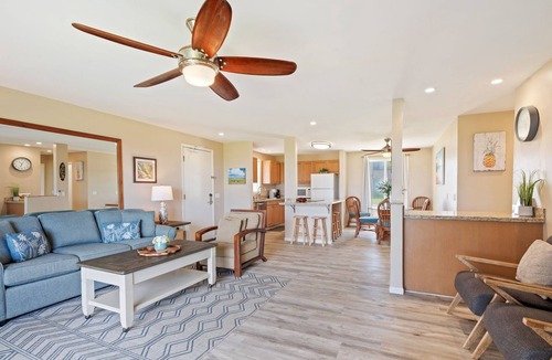 Kapaa Condo | Pono Kai B109, Beautiful Oceanfront, AC, Walk to Town, Sunrise View