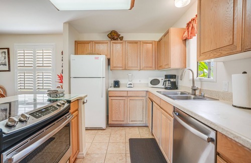 Kapaa Condo | Pono Kai Unit C101 - Oceanfront, Ground Floor Unit, Steps to the Ocean, AC