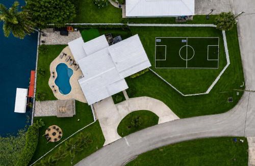 Lake Clarke Shores House | Pool, Hot Tub, Soccer Field, Tiki Hut, Sauna