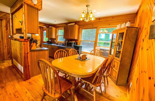 Johnsburg House | Private Cabin with Mt View & hot-tub. Near Gore, Placid & Lake George. Sleeps 15