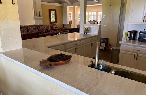 Anahola House | Refreshed & spacious 5 br. Home designed for large groups is only steps to sand