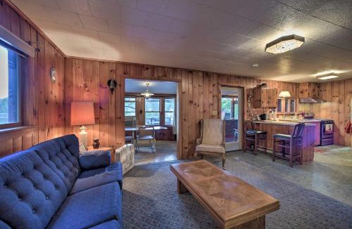 Lake Luzerne House | Riverfront Escape w/Dock: 19 Mi to Saratoga!