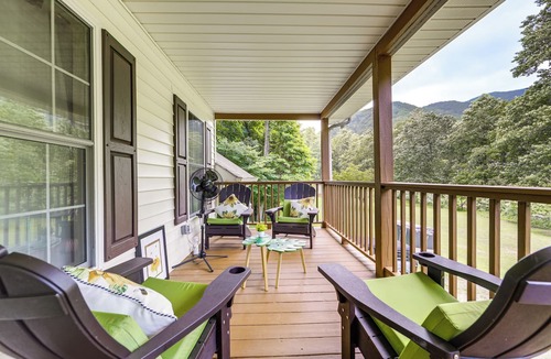Cruso House | Riverfront Home w/Mtn Views, Near Blue Ridge Pkwy