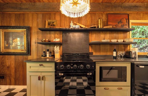 Asheville Cabin | Romantic Asheville Log Cabin w/Hot Tub & Gym