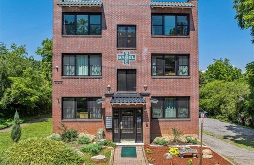Charlotte Street Condo | Sabel #103 Downtown Asheville king suite with Wi-Fi, parking, and kitchenette