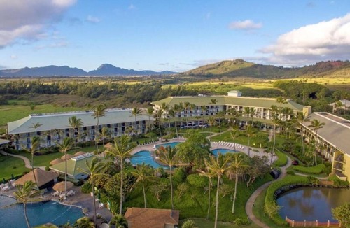 Hanamaulu House | Studio Pool Ocean 1 Double Bed at Kauai Beach Resort