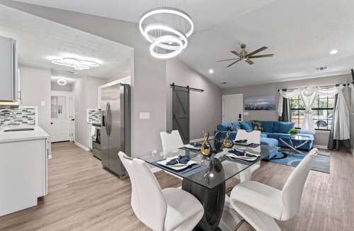 Irondale House | The Calming Loft is a Southern Oasis with a stylish modern ambiance