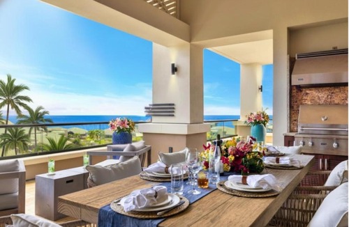Montage Kapalua Bay Apartment | The Resort at Kapalua Bay Oceanfront 3 BR Sleeps 10 Luxury Resort Living Complimentary Car with 6 Nights MON-6302 by KBM