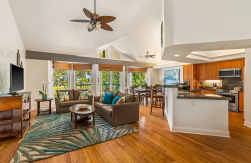 Kaiulani House | Three bed three bath luxurious townhome in gated Princeville community