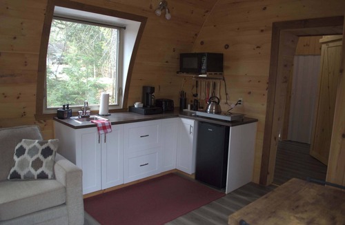 Norway Cabin | Unique 1 bedroom with queen bed, jacuzzi tub and spacious living area