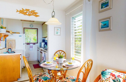 Wailua Condo | Upper-floor oceanfront studio with balcony, water views & outdoor pool
