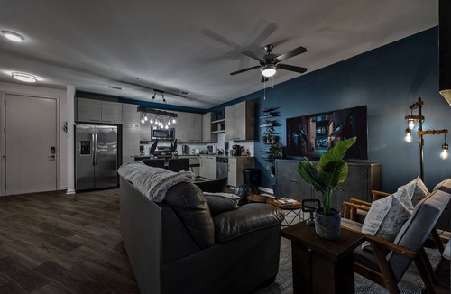 Downtown Decatur Apartment | Upscale Furnished 2BR Near Decatur Square | Pool & Rooftop Lounge