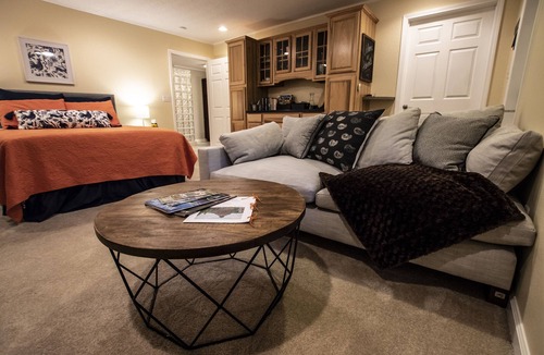 Grace Apartment | Vast Sky Mountain View Studio located just North of Downtown Asheville Walking!