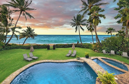 Poipu House | Waiohai Beach House: Poipu Beachfront Estate