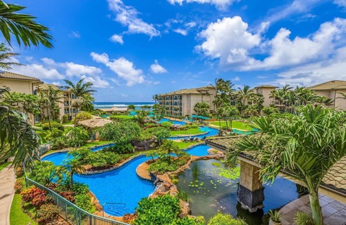 Wailua Condo | Waipouli Beach Resort Gorgeous Luxury Ocean View Condo! Sleeps 8!