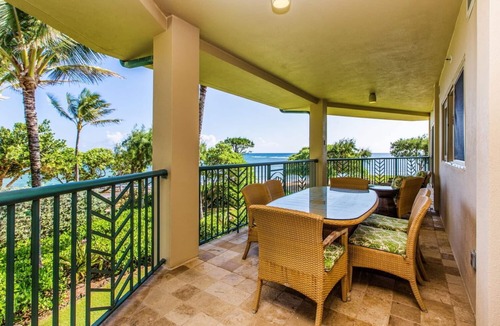 Wailua Condo | Waipouli Beach Resort VIP Ocean And Beach Front Penthouse Villa! AC Pool