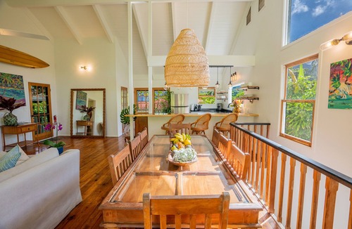 Hanalei House | Walk to Hanalei Bay&Town. Waterfalls&Mountain Views. A/C, FREE Surf,Sup,Bike.etc