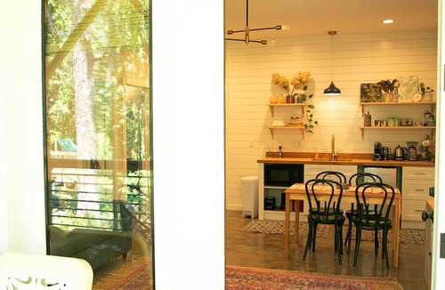 Asheville Apartment | Walkable West Asheville Retreat - Sunny porch - Family Pet Friendly