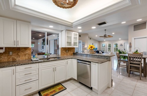 Burnt Store House | Waterfront Oasis - Fish from Backyard, Heated Pool & Spa