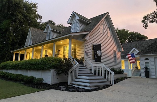 Sea Acres House | Welcome to the Pearl! Classic architecture, modern design, Chanel inspired.